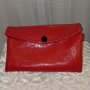 50s esque cherry red handbag/wallet